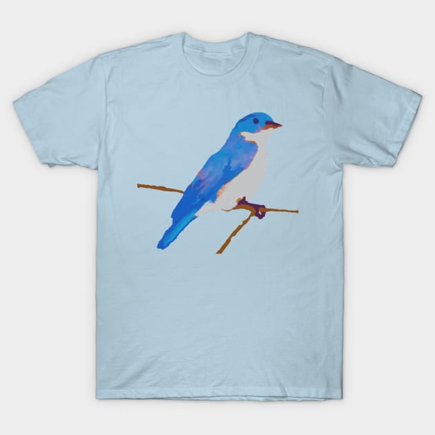 Blue Thrush T-Shirt by DonWillisJrArt